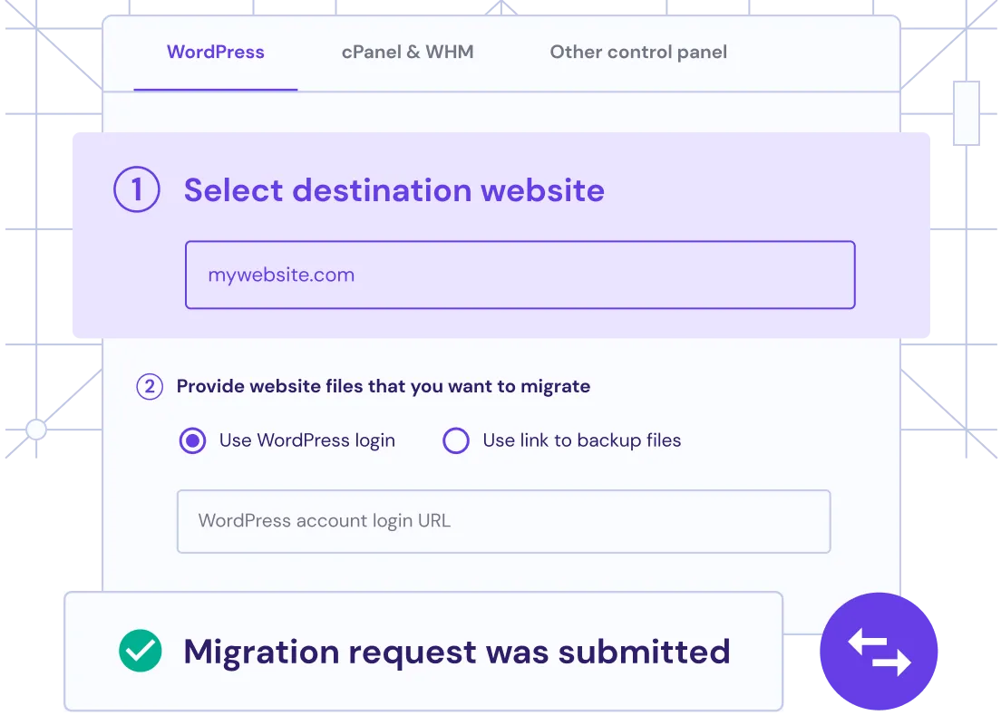 Gratis migrering av WordPress-webbplatser